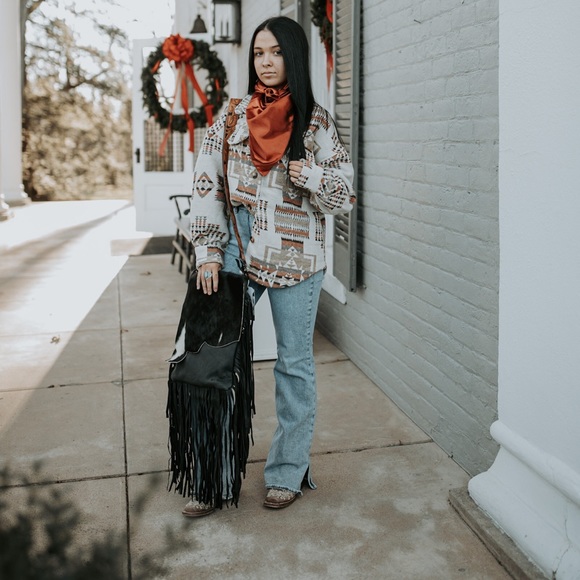 Fringe purse